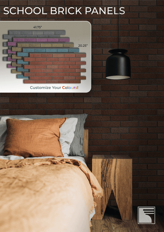 School Brick Panel | Customize Colour
