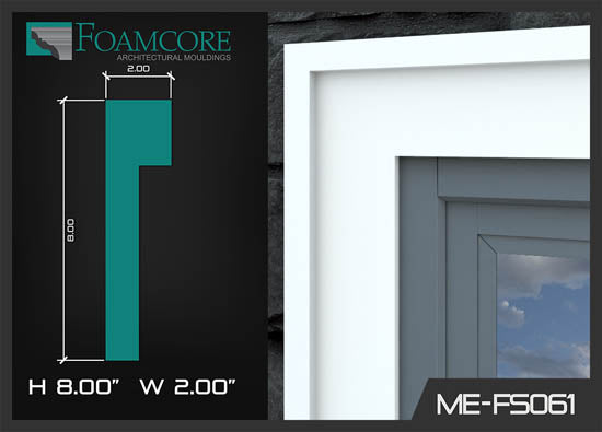 Flat Stock Window Trim | FS061 (DRS-2515)