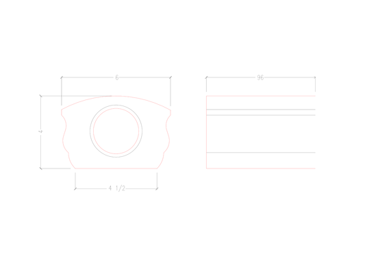 Top Rail | BR7500-08