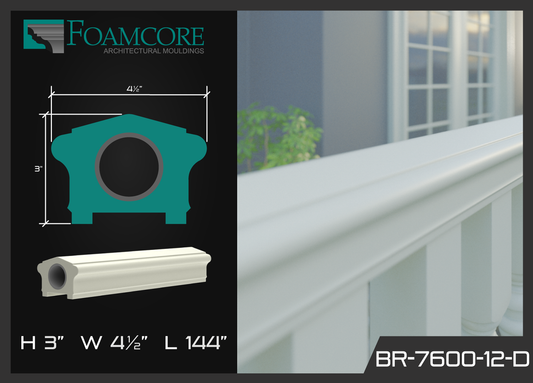 Top Rail | BR7600-12-D