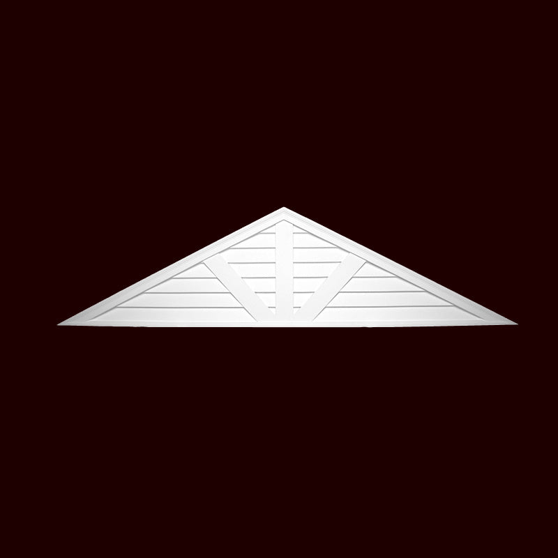 Decorative Triangle Louver with Trim | DLT2000