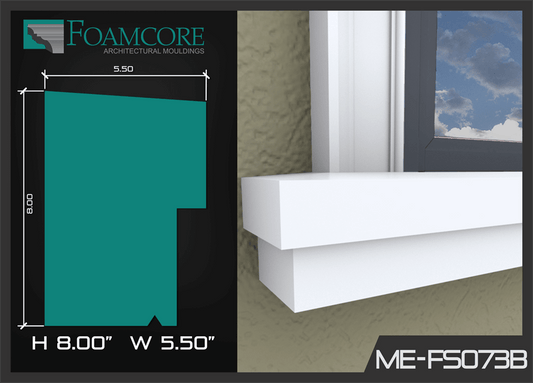 Flat Stock Window Sill | FS073-B (DRS-10123)