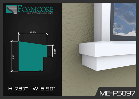 Flat Stock Window Sill | FS097