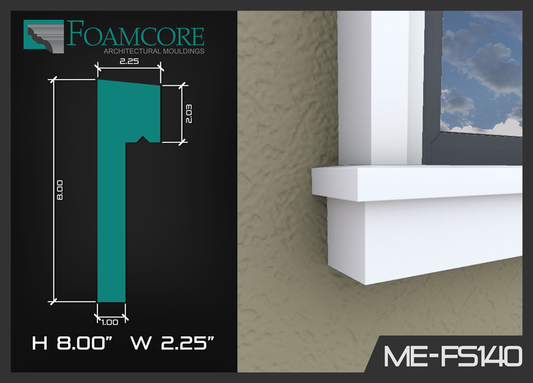 Flat Stock Window Sill | FS140