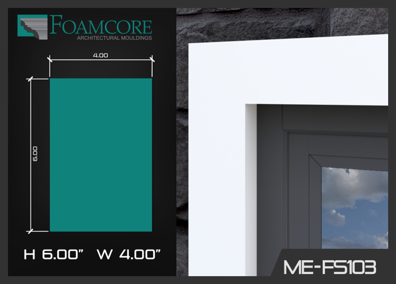 Flat Stock Window Casing | ME-FS103