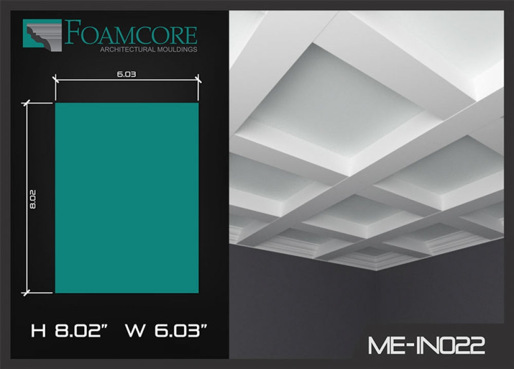 Flat Body Coffered Ceiling 6.03x8.02