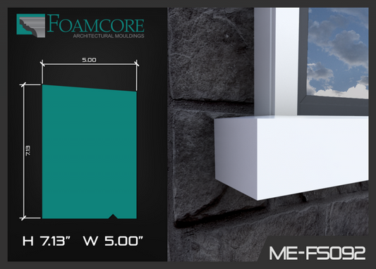 Flat Stock Window Sill | ME-FS092