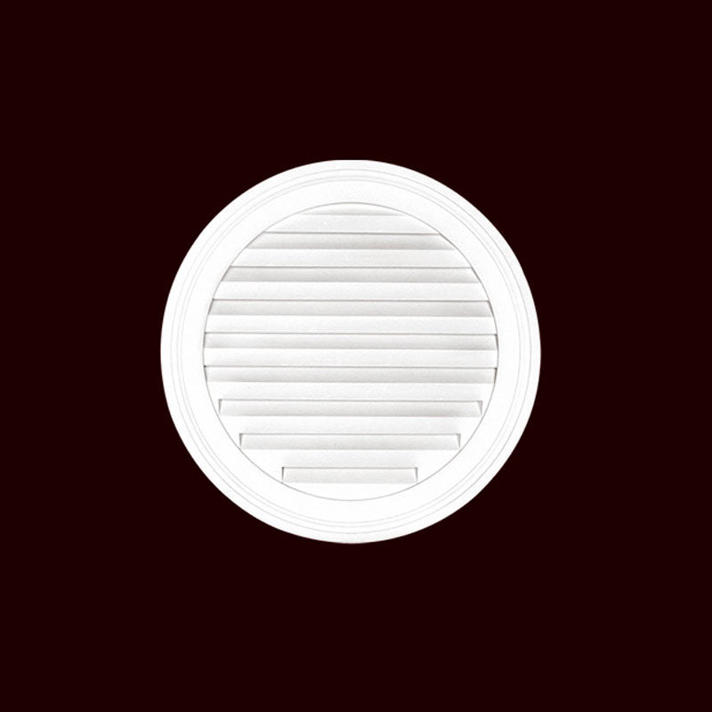 Functional Round Louver with Woodgrain | POLR-G