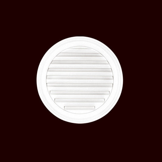 Functional Round Louver with Woodgrain | POLR-G