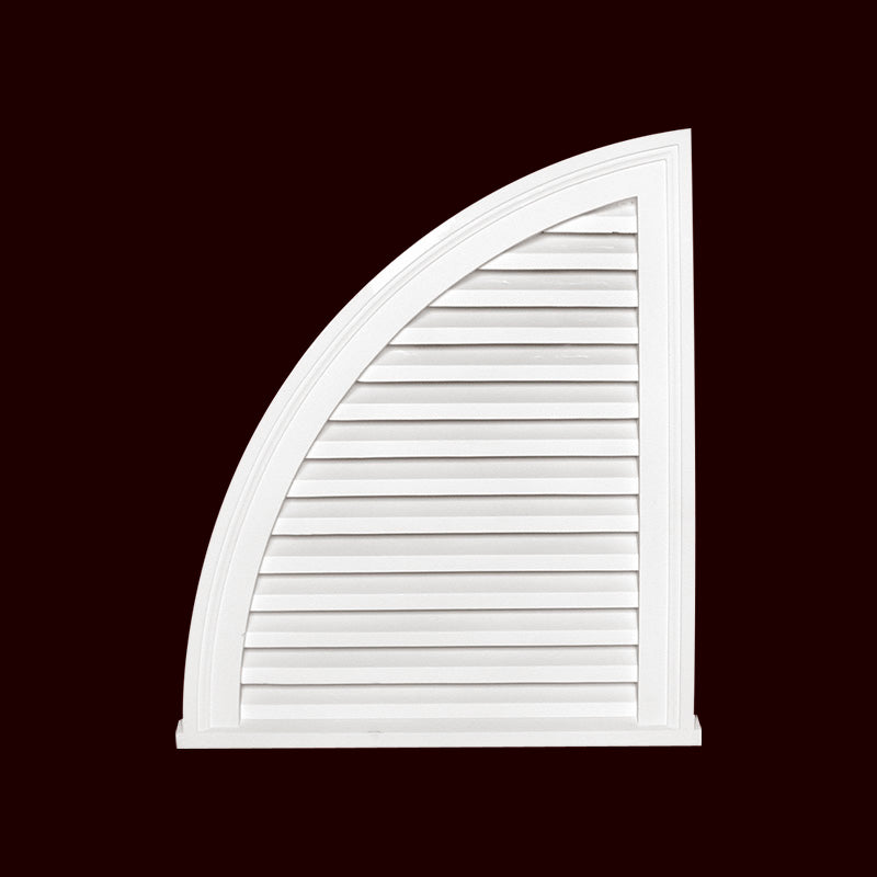 Functional Quarter Round Louver