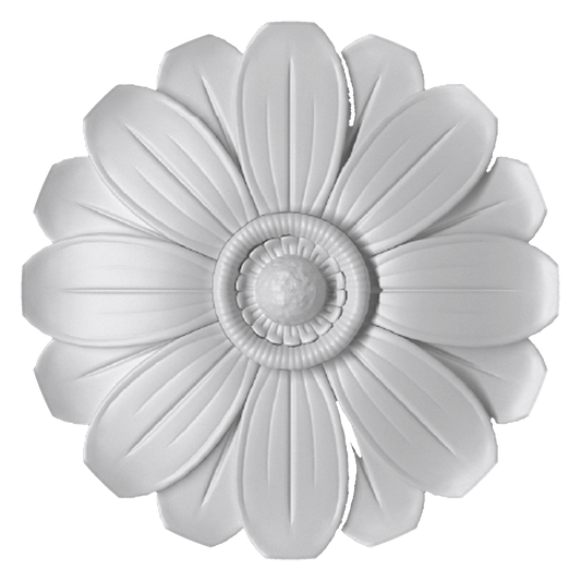 RM0505-A 4" rosette medallion, Foamcore