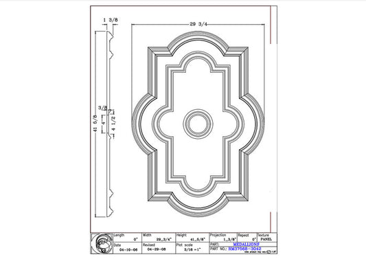 42" Ceiling Medallion | RM37568-3042