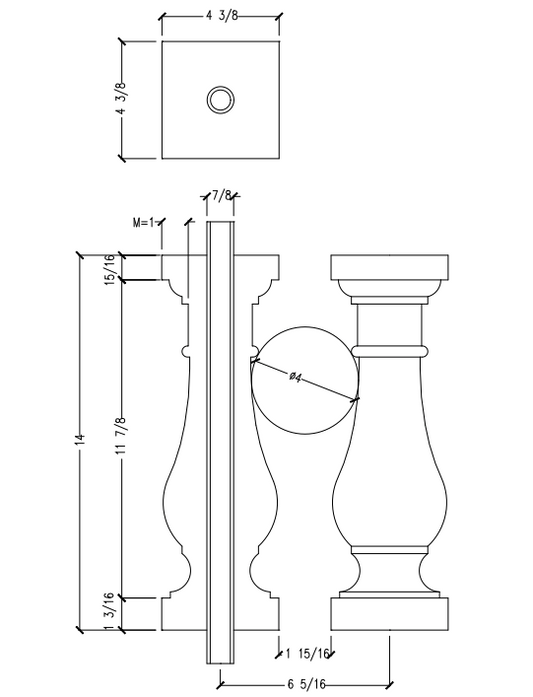 Baluster | B7414