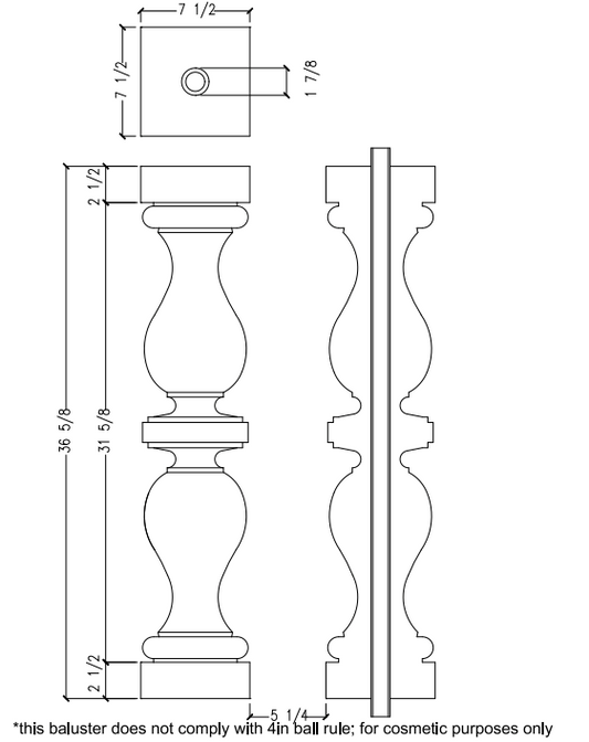 Baluster | B7037