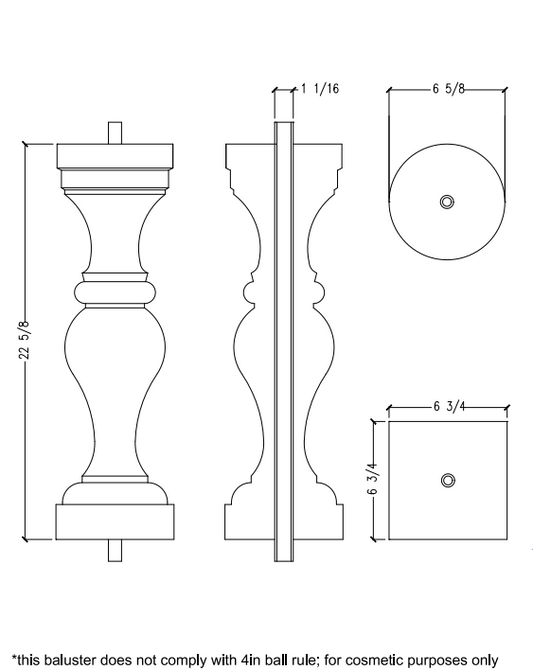 Baluster | B7023