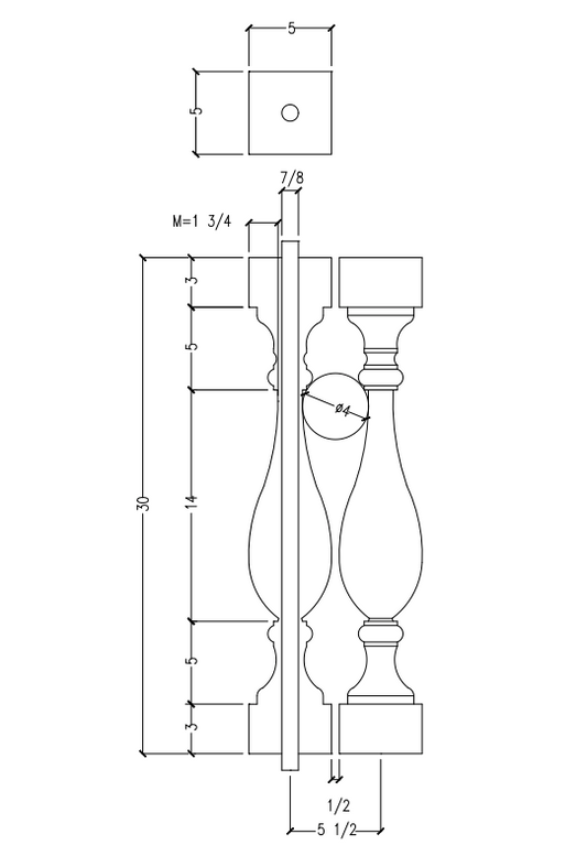 Baluster | B7530