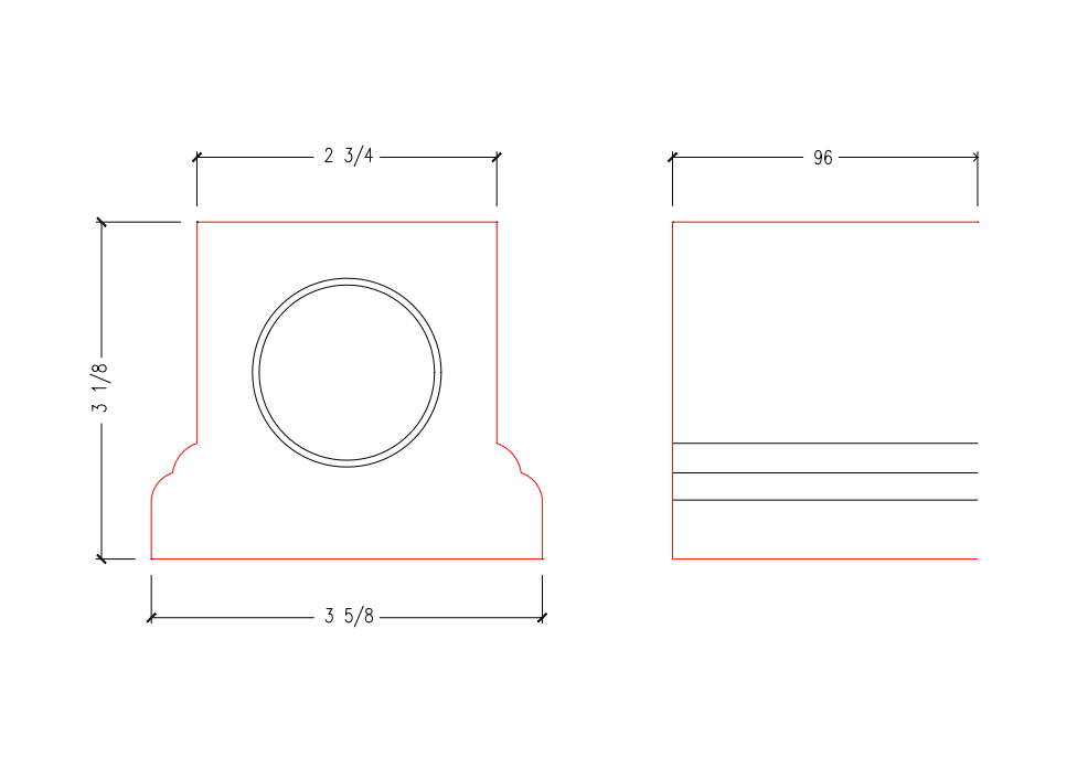 Bottom Rail | BR7710-08