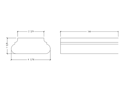 Bottom Rail | BR7610-12