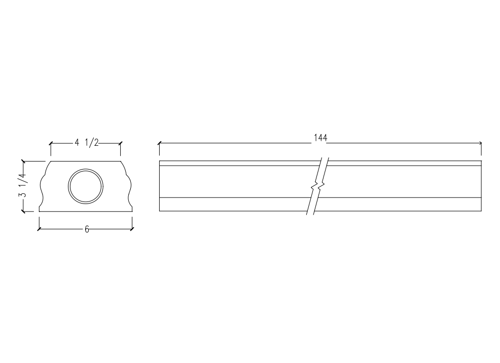 Bottom Rail | BR7510-12