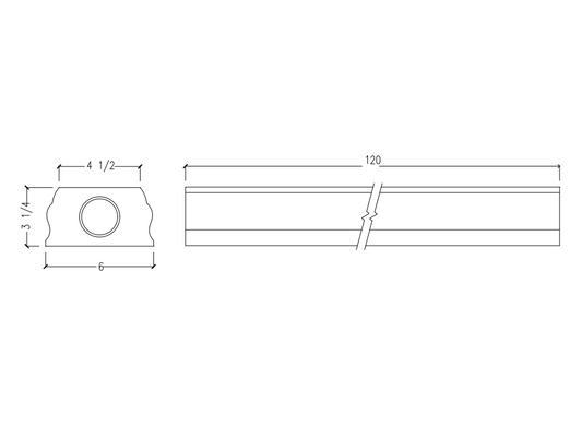 Bottom Rail | BR7510-10