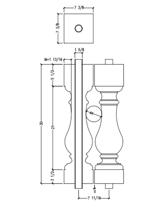 Baluster | B7728-2T