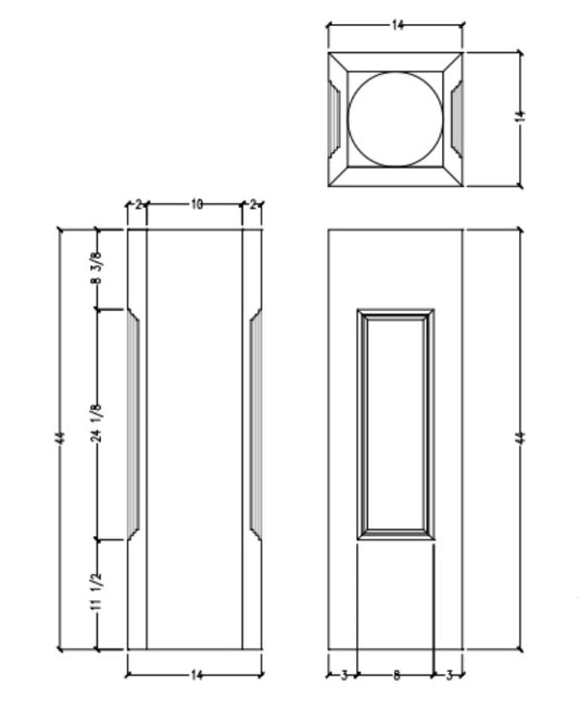 Baluster Post | BP4414-P