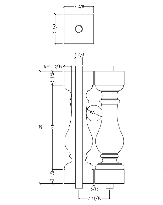 Baluster | B7728