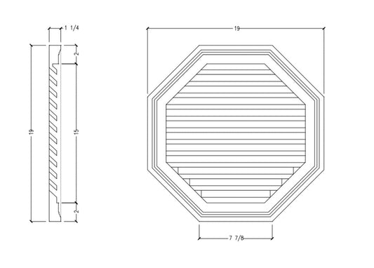 Functional Octagon Louver | POLO-G