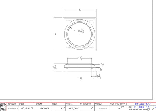 Tuscan Cap | TUSC14-TAP-CAP
