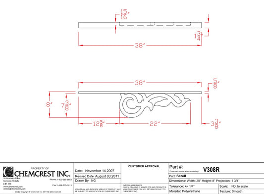Gable Ornament | V308R