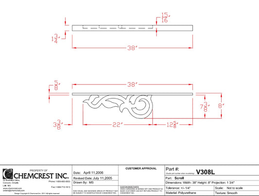 Gable Ornament | V308L