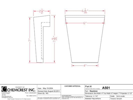 Arch Keystone | A501