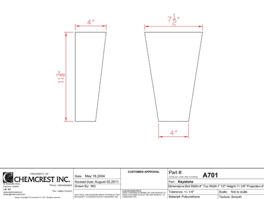 Arch Keystone | A701