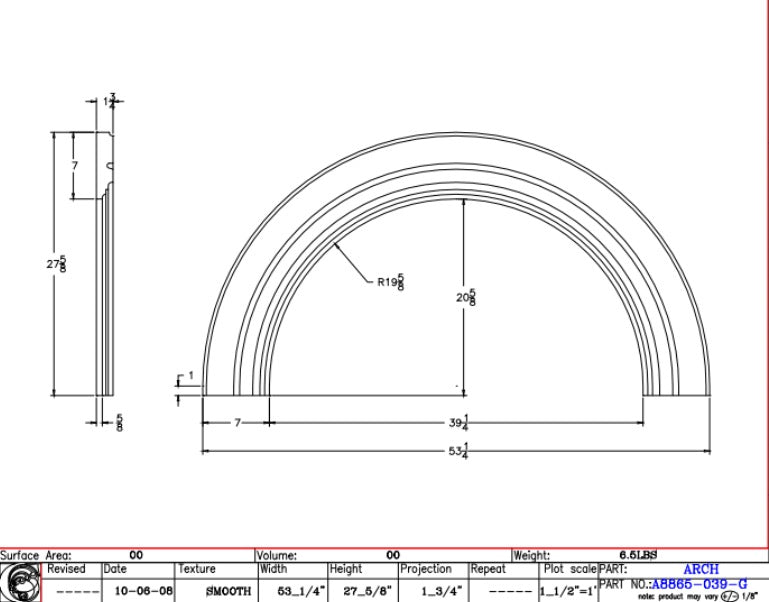 Arch | A8865-039-G