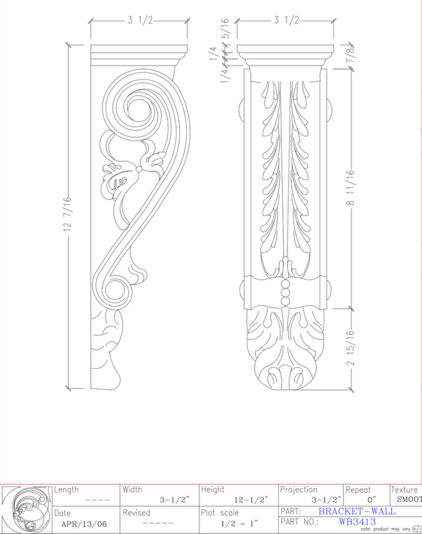 Wall Bracket | WB3413