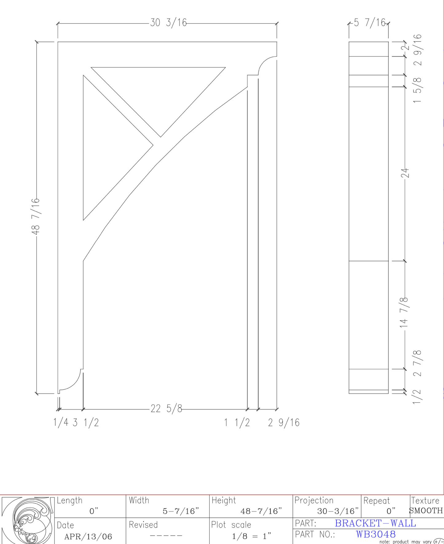 Wall Bracket | WB3048
