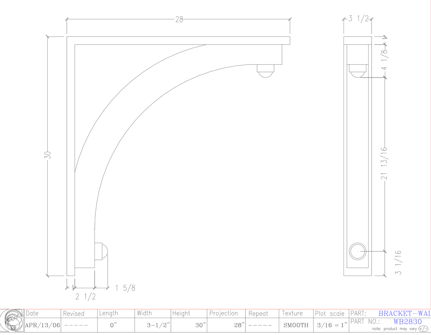 Wall Bracket | WB2830