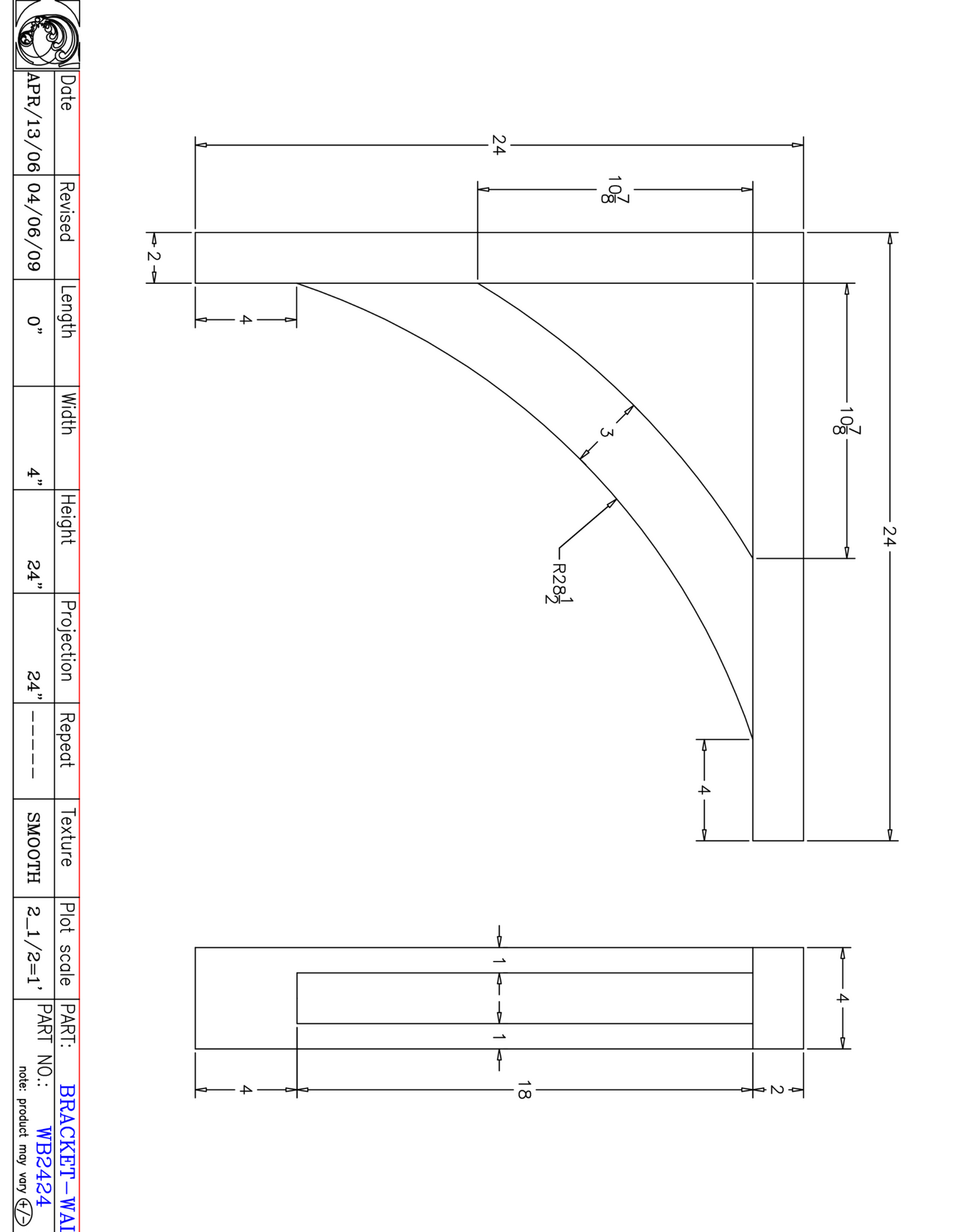 Wall Bracket | WB2424