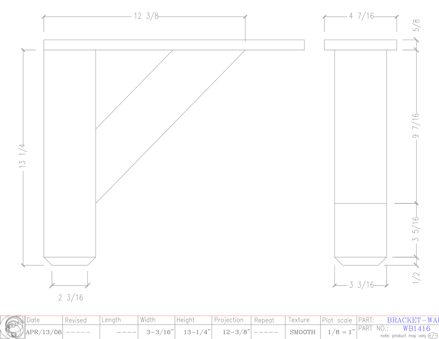 Wall Bracket | WB1416