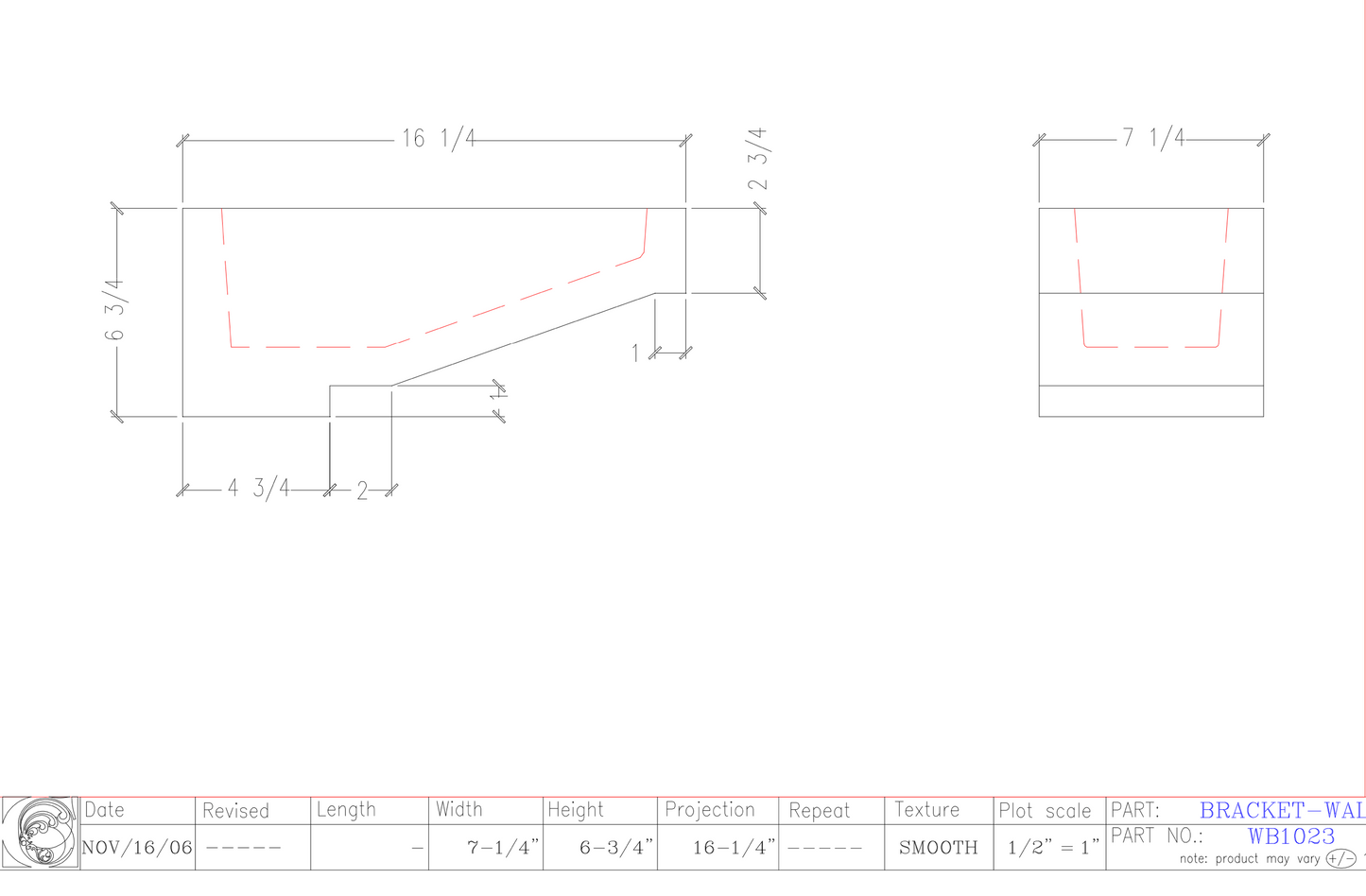 Wall Bracket | WB1023
