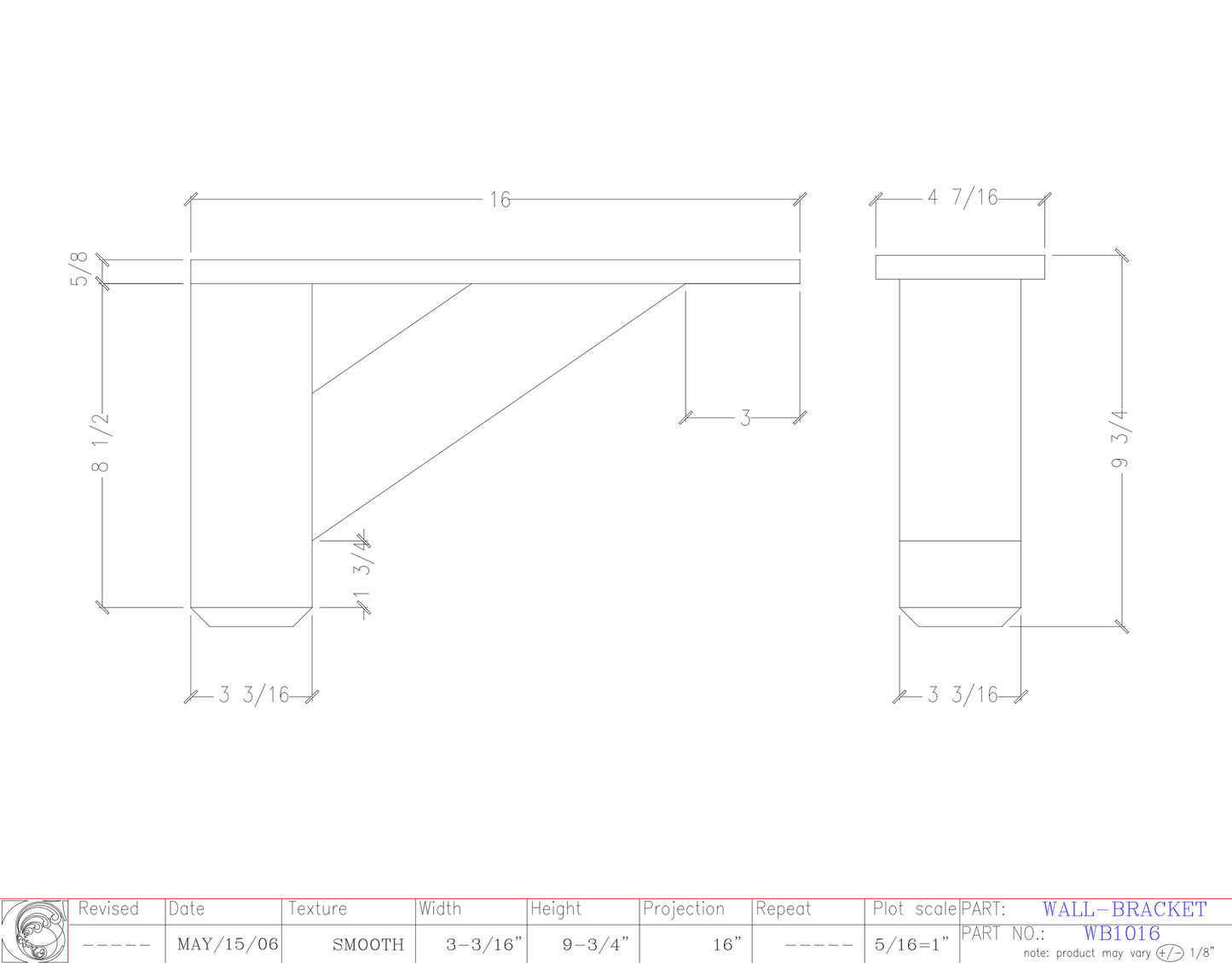 Wall Bracket | WB1016