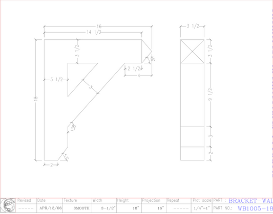 Wall Bracket | WB1005-18A