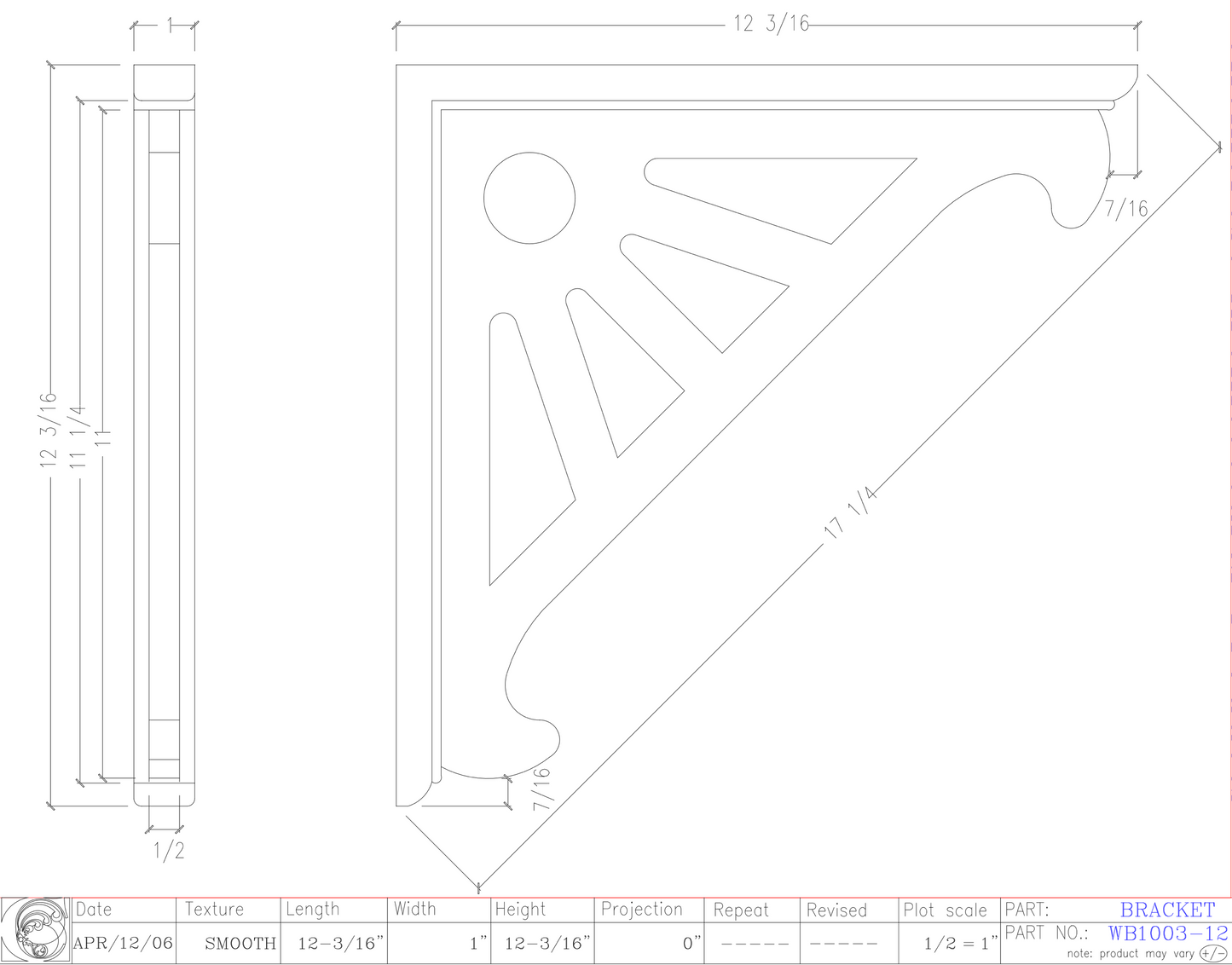 Wall Bracket | WB1003-12