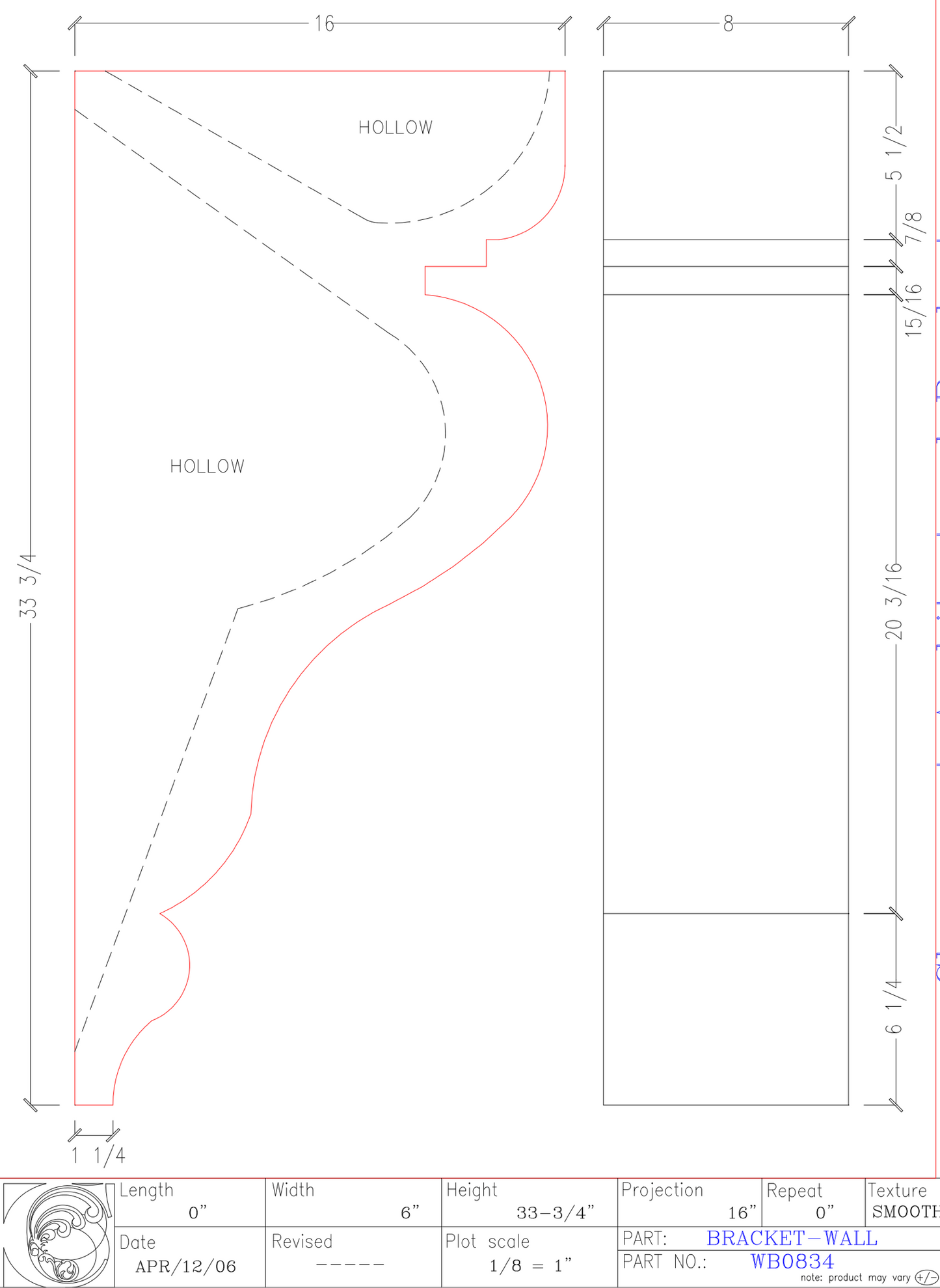Wall Bracket | WB0834