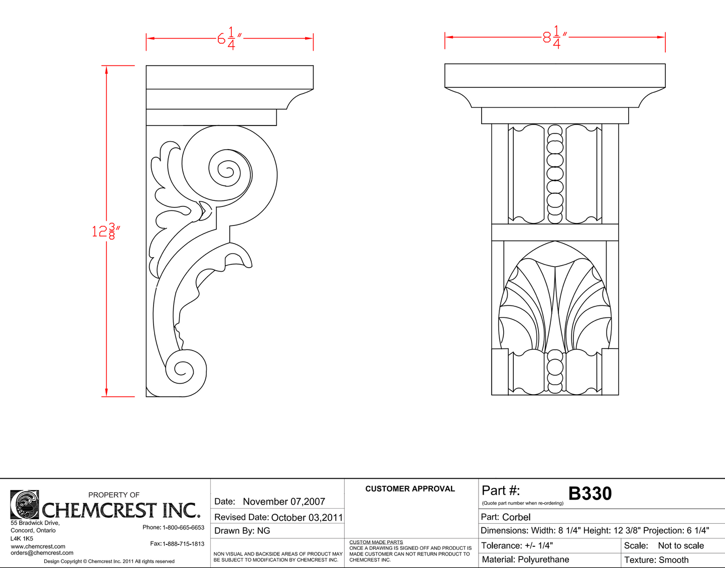 Corbel | B330