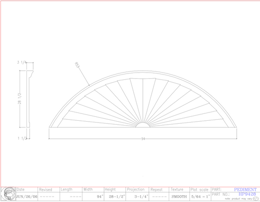 Horizon Pediment | HP9428