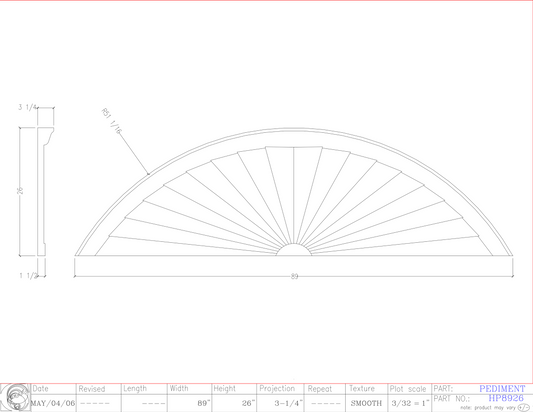 Horizon Pediment | HP8926