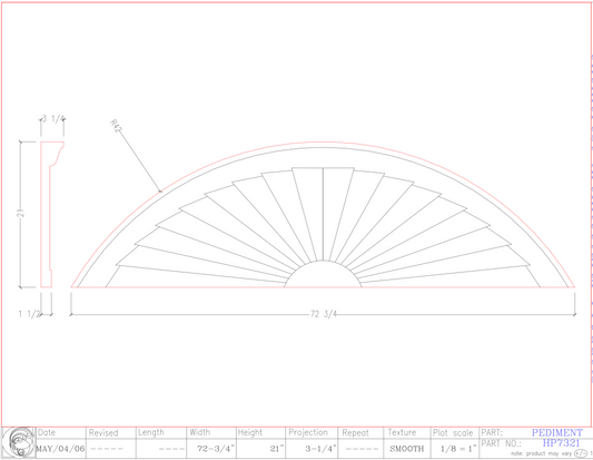 Horizon Pediment | HP7321