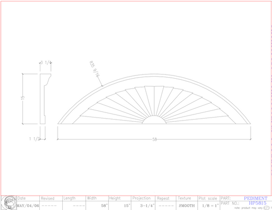 Horizon Pediment | HP5815