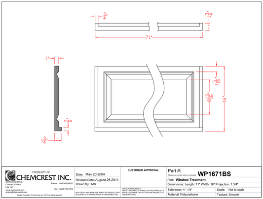 Window Panel | WP1671BS